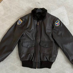 Bomber Jacket - TOP GUN - Youth WWII A-2 Style – by Sporty’s Pilot Shop